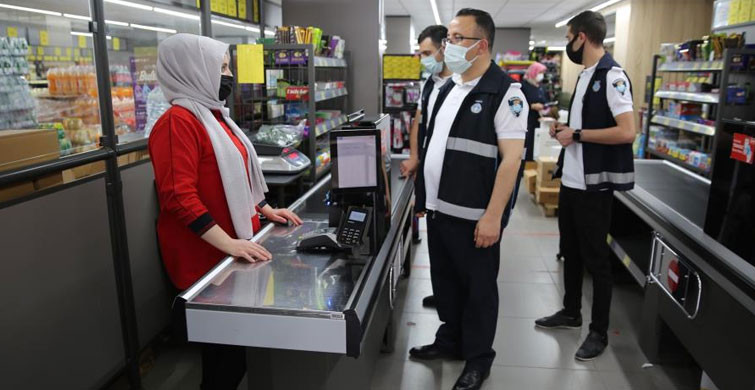 Şanlıurfa’da Zabıta Ekipleri Zincir Marketlere Bilgilendirme Yaptı