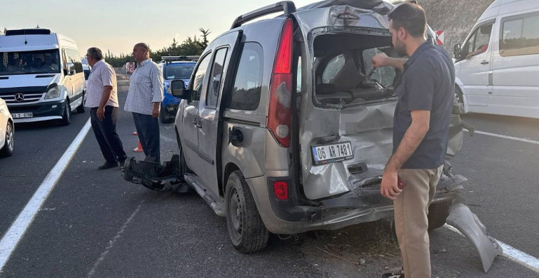 Şanlıurfa’da zincirleme trafik kazası: 4 yaralı
