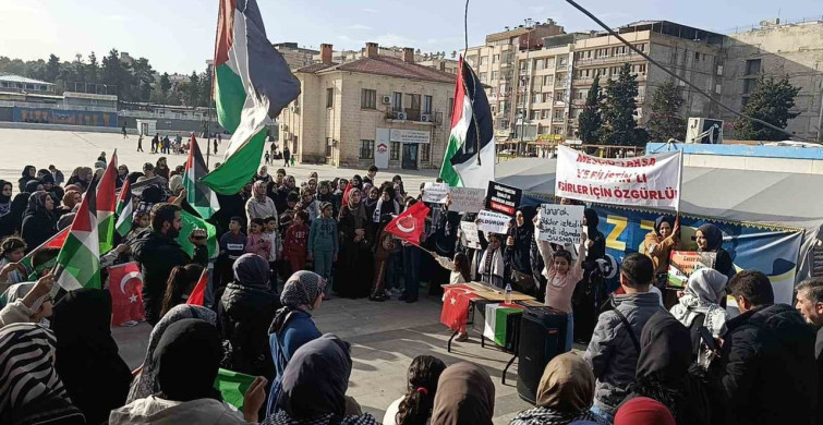 Şanlıurfalı Kadınlar İsrail'in İdam Yasasına Karşı Yükseltti