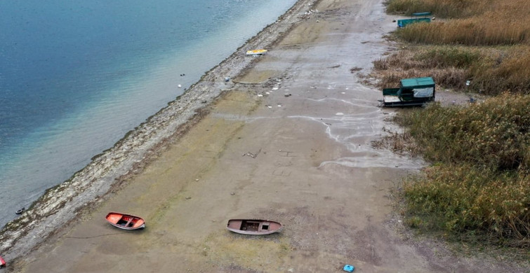 Sapanca Gölü'ndeki Düşen Su Seviyesi Endişe Yarattı