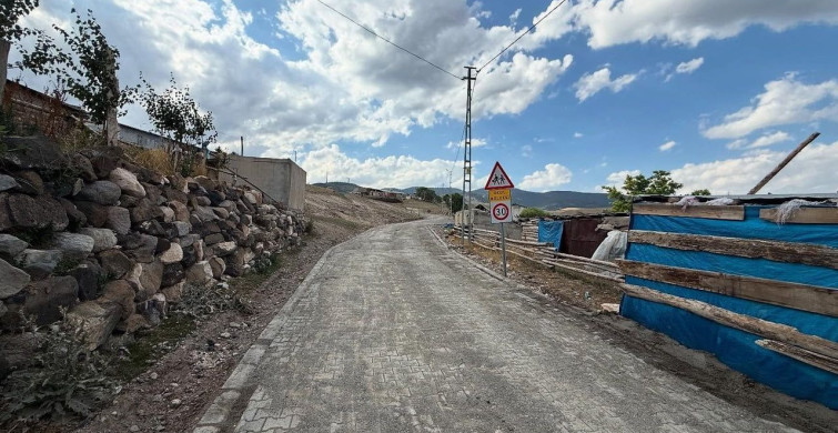 Sarıkamış kaymakamı aslantatar kilitli parke taşı çalışmaları yerinde inceledi