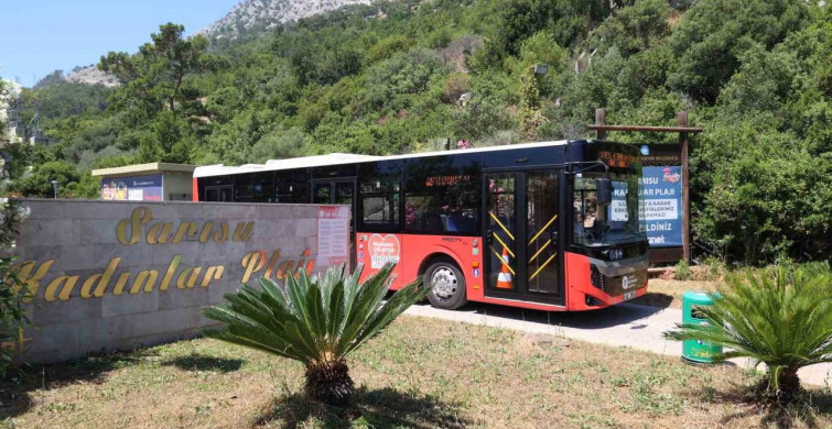 Sarısu Kadınlar Plajı'nda Ücretsiz Ring Seferleri Başladı