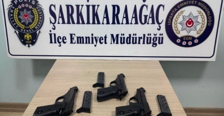 Şarkikaraağaç'ta Ruhsatsız Silah Operasyonu Düzenlendi