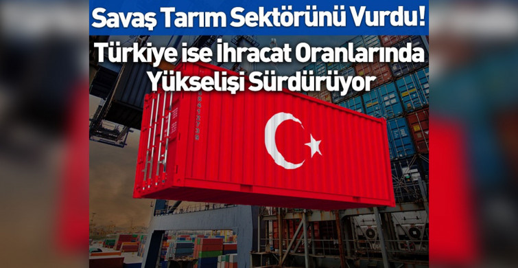 Savaş tarımı ne kadar etkileyecek? Türkiye ihracat oranlarında yükselişi sürdürüyor