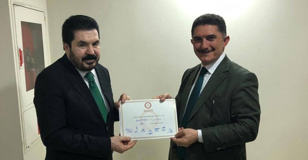 Savcı Sayan Mazbatasını Aldı