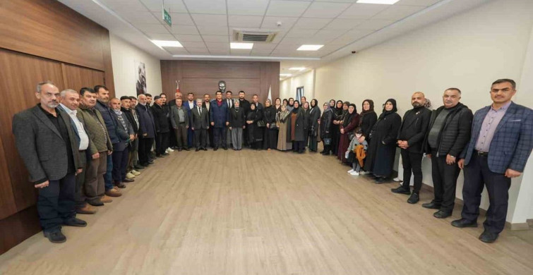 Şehit Aileleri ve Gazilerden Başkan Yılmaz'a Destek Ziyareti