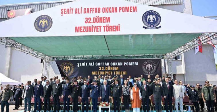Şehit Ali Gaffar Okkan pomem’de 32. dönem mezuniyet töreni yapıldı