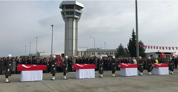  Şehit Askerler, Törenle Memleketlerine Uğurlandı
