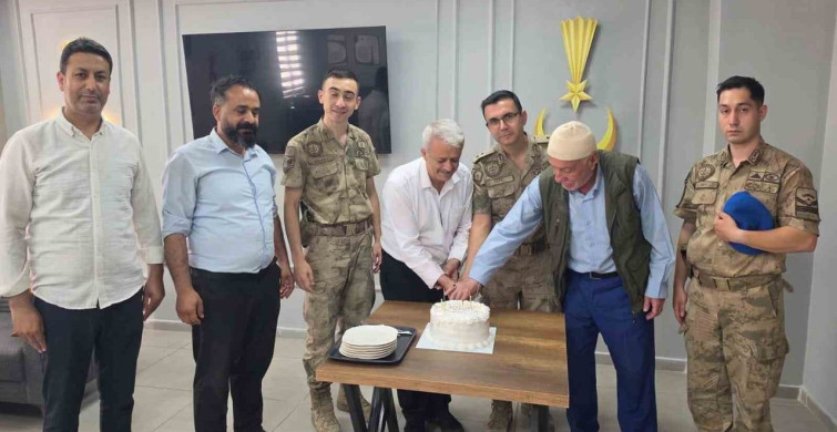 Şehit babaları jandarmanın 187. kuruluş yıl dönümünü kutladı