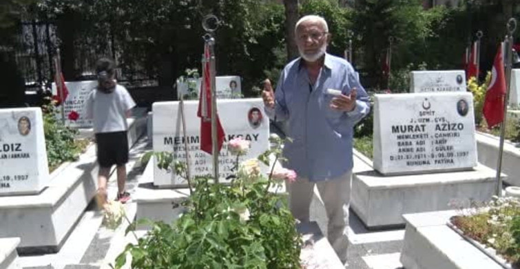 Şehit babalarının buruk Babalar Günü