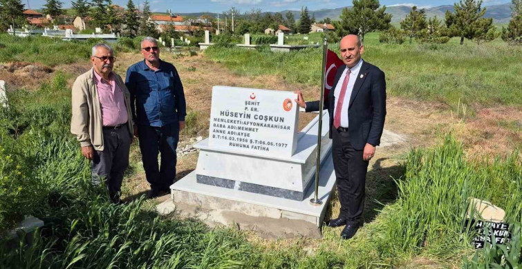 Şehit Mezarına 49 Yıl Sonra Yeniden Kavuşuldu