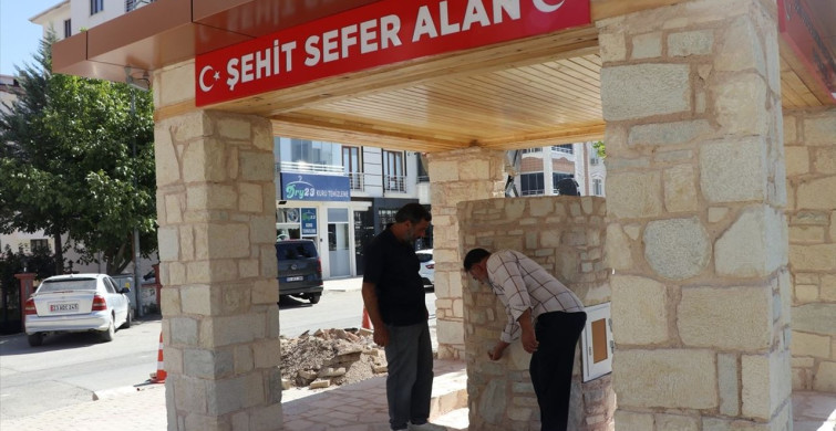 Şehit Oğlunun Adına Hayır Çeşmesi