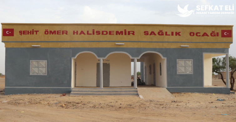 Şehit Ömer Halisdemir Sağlık Ocağı inşaatı tamamlandı! Şefkat Eli Derneği Afrika’da büyük iş çıkardı
