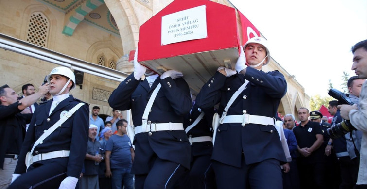 Şehit Polis Memuru Ömer Amilağ, Son Yolculuğuna Uğurlandı