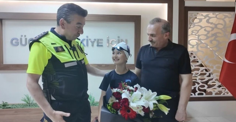 Şehit polisin emaneti Eylül Asel yüzmede gururlandırdı