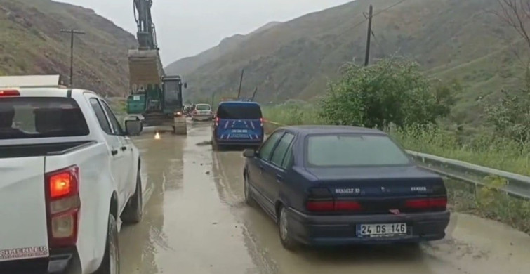Selin kapattığı erzincan-kemah yolu yeniden ulaşıma açıldı