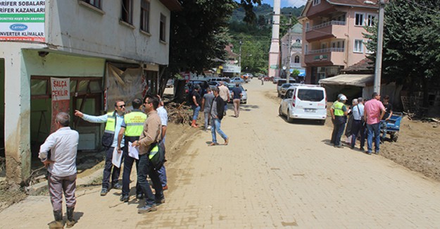 Selin Vurduğu Düzce'de Hasar Tespit Çalışmaları Başladı