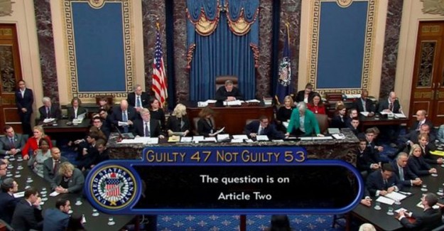 Senato Trump'ı Azil Soruşturmasında Akladı