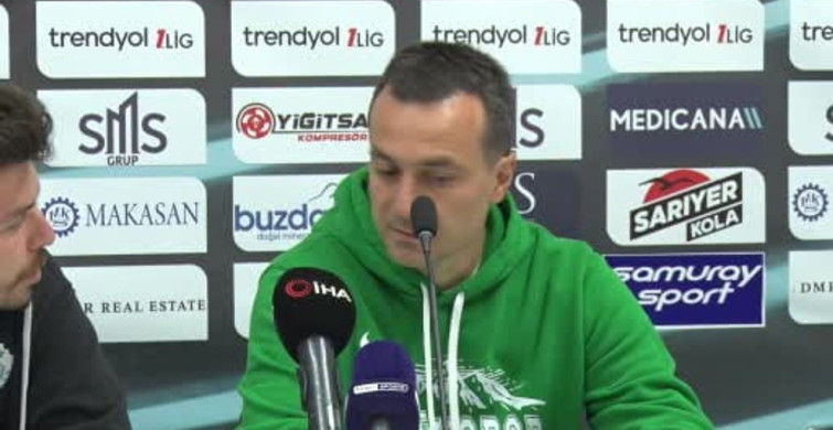 Serikspor Teknik Direktörü Branimir Petrovic'in Sarıyer Mağlubiyeti Sonrası Açıklamaları