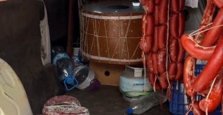 Serik’te 176 Kilogram Tarihi Geçmiş Sucuk Yakalandı