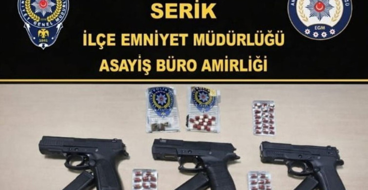 Serik'te Kamu Güvenliğini Tehlikeye Sokan 7 Kişi Tutuklandı