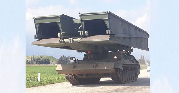 Seyyar Yüzücü Hücum Köprüleri Afrin'e Sevk Ediliyor