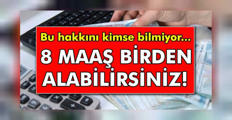 SGK resmen duyurdu! İşten çıkarılan işçiye 8 maaş birden tazminat hakkı