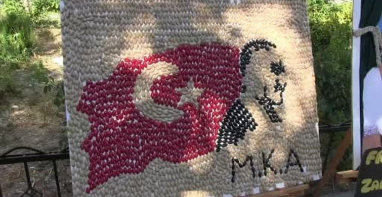 Siirt fıstığının kabuğu sanat eserine dönüştü