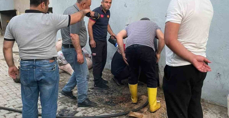 Siirt’in kurtalan ilçesinde bodrum katında yangın