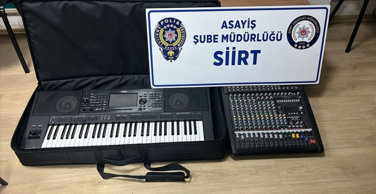 Siirt'te Düğün Salonundan Hırsızlık