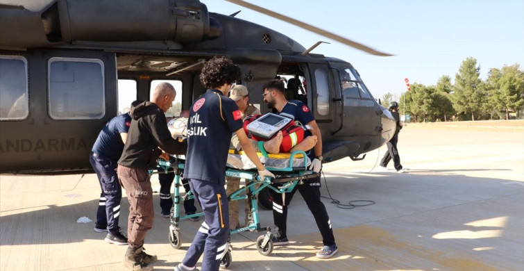 Siirt'te İş Kazası: Yaralı İşçi Askeri Helikopterle Hastaneye Sevk Edildi