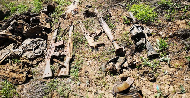 Siirt’te PKK'ya Ait Mühimmat Ele Geçirildi