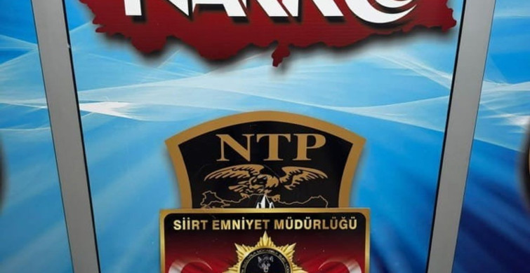 Siirt'te Uyuşturucu Operasyonu: 9 Kilo 700 Gram Esrar Ele Geçirildi