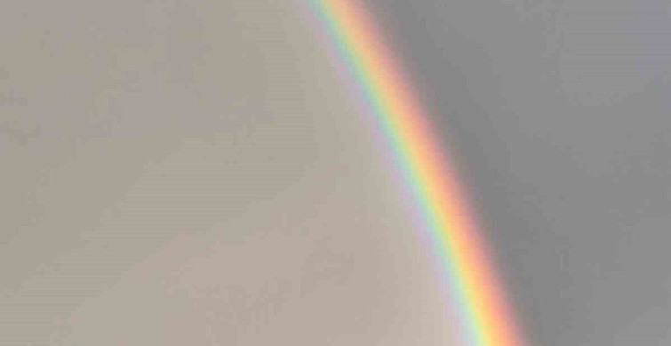 Siirt'te Yağmur Sonrası Gökkuşağı Büyüledi