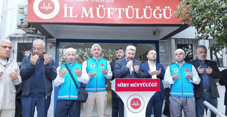 Siirt'ten Hac Yolculuğuna İlk Kafile Uğurlandı