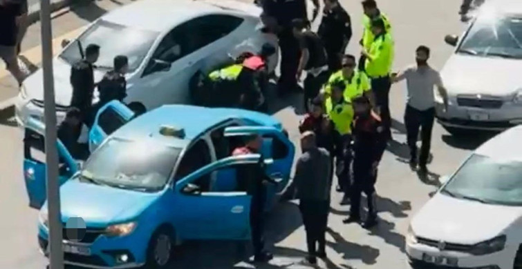 Silahlı Şahıs Taksiciyi Rehin Alıp Polisle Çatıştı