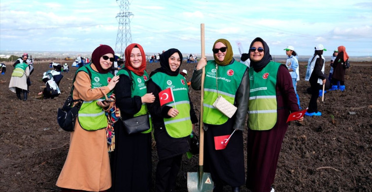 Silivri'de 11 Kasım Milli Ağaçlandırma Günü'nde 15 Bin Fidan Dikildi