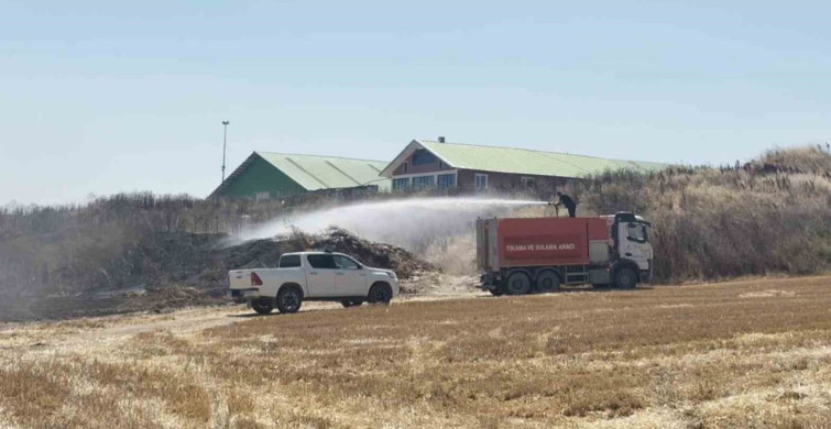 Silivri'de otluk alanda çıkan yangın kontrol altına alındı
