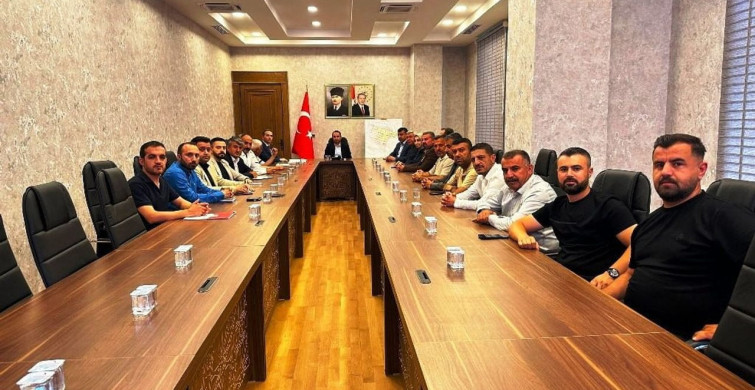 Silopi'de Sera OTB Projesi için kapsamlı toplantı düzenlendi