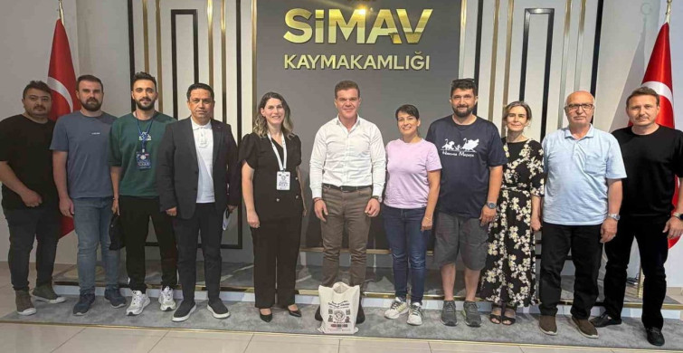 Simav kaymakamı Karaloğlu, Yunanistanlı uzman ve öğretmenleri kabul etti