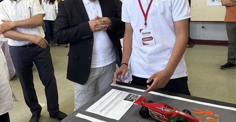 Simav'da okul önündeki trafik güvenliğinin artırılması konulu proje sergisi düzenlendi