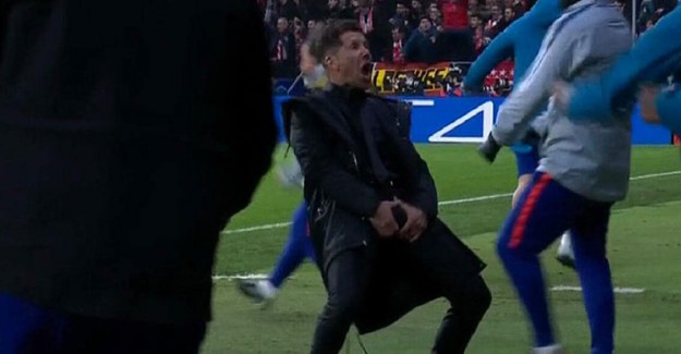 Simeone'nin O Gol Sevincini UEFA Affetmedi