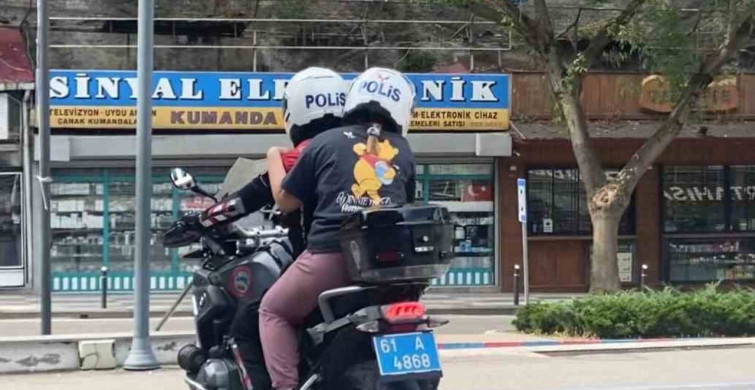 Sınava yetişemeyen adaya polis desteği