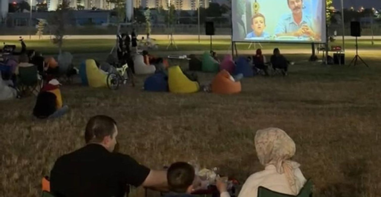 Sincan Park'ta yaz etkinlikleri açık hava sinemasıyla başladı