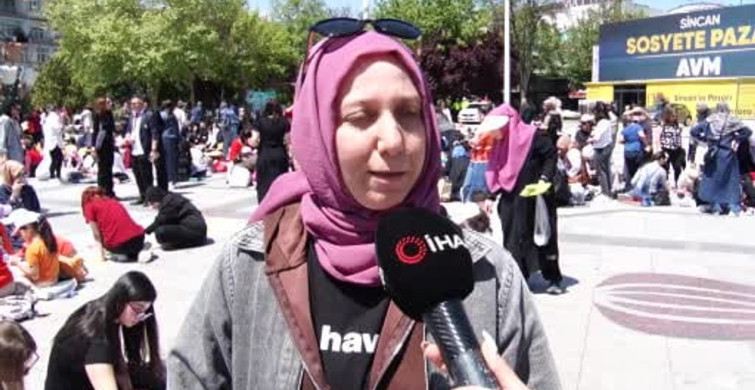 Sincan Sanat Festivali'nde 50 Metrelik Dev Branda Boyandı