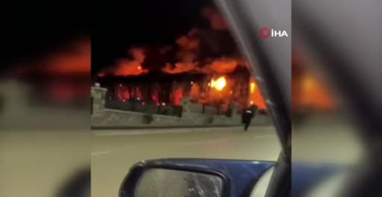 Sincan'da Fabrika Yangını