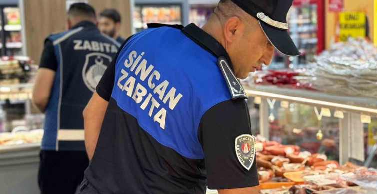 Sincan'da market denetimleri aralıksız devam ediyor