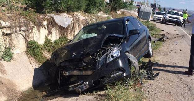Sinop Valisi Karaömeroğlu Kaza Geçirdi