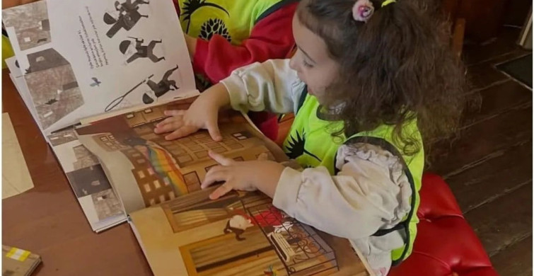 Sinop'ta Anaokulu Öğrencileri Kütüphane Ziyareti