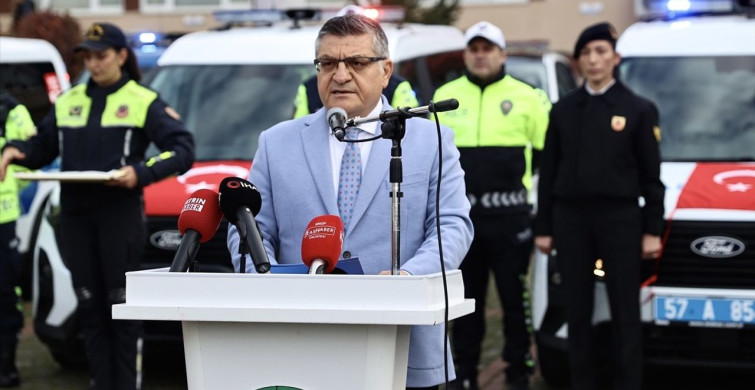 Sinop'ta Emniyet Teşkilatına 19 Yeni Araç Hizmete Alındı